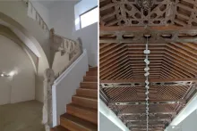 Escalera y Artesonado